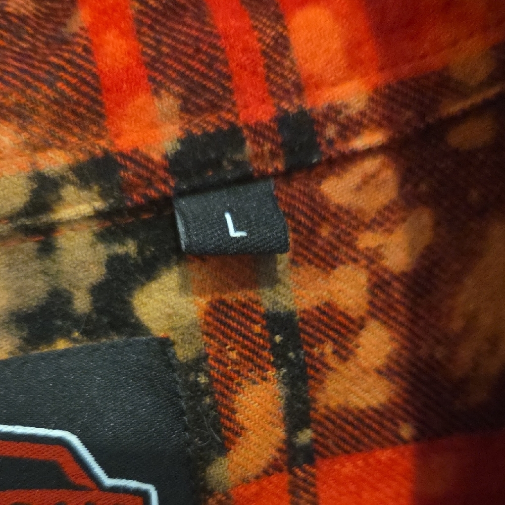 Plaid Red Graphic Utility Jacket - Picture 4 of 5
